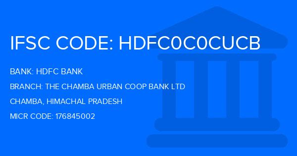 Hdfc Bank The Chamba Urban Coop Bank Ltd Branch IFSC Code