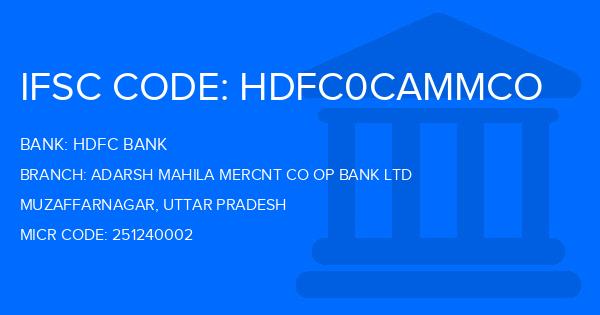 Hdfc Bank Adarsh Mahila Mercnt Co Op Bank Ltd Branch IFSC Code