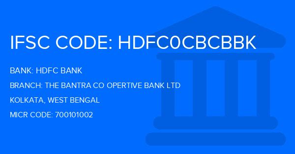 Hdfc Bank The Bantra Co Opertive Bank Ltd Branch IFSC Code