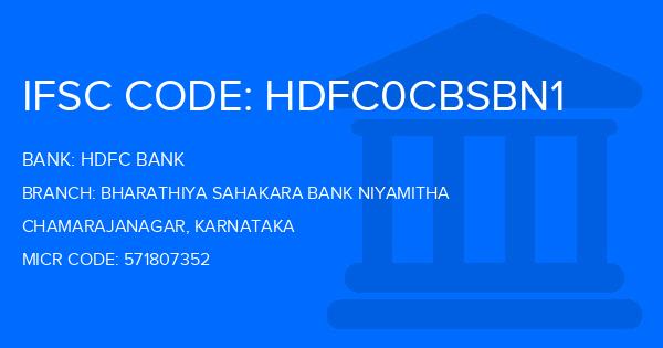 Hdfc Bank Bharathiya Sahakara Bank Niyamitha Branch IFSC Code
