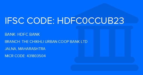 Hdfc Bank The Chikhli Urban Coop Bank Ltd Branch IFSC Code