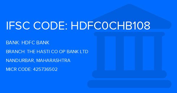 Hdfc Bank The Hasti Co Op Bank Ltd Branch IFSC Code