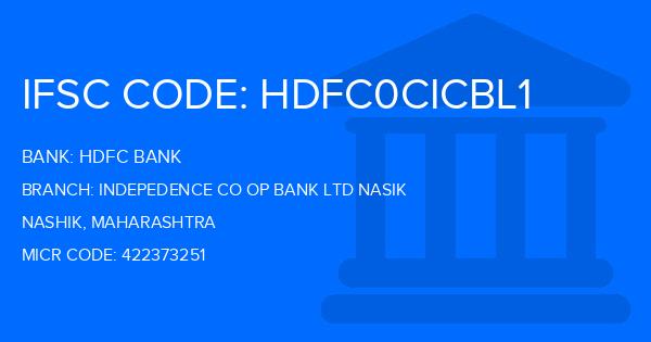Hdfc Bank Indepedence Co Op Bank Ltd Nasik Branch IFSC Code