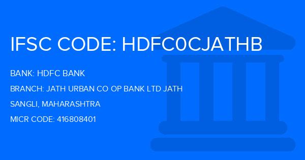 Hdfc Bank Jath Urban Co Op Bank Ltd Jath Branch IFSC Code