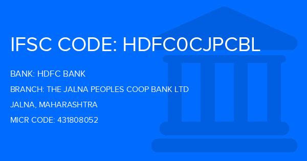 Hdfc Bank The Jalna Peoples Coop Bank Ltd Branch IFSC Code