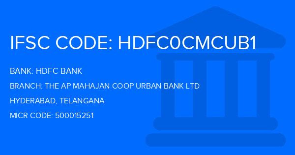 Hdfc Bank The Ap Mahajan Coop Urban Bank Ltd Branch IFSC Code