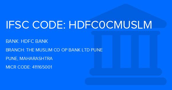 Hdfc Bank The Muslim Co Op Bank Ltd Pune Branch IFSC Code