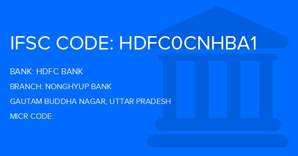 Hdfc Bank Nonghyup Bank Branch IFSC Code