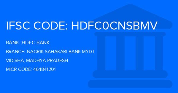 Hdfc Bank Nagrik Sahakari Bank Mydt Branch IFSC Code