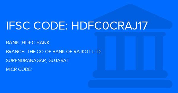 Hdfc Bank The Co Op Bank Of Rajkot Ltd Branch IFSC Code
