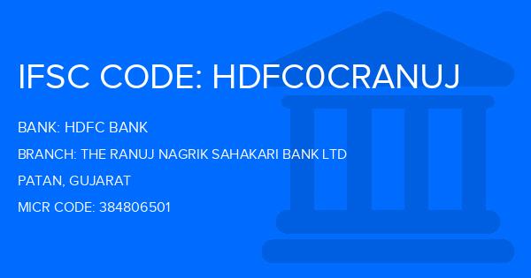 Hdfc Bank The Ranuj Nagrik Sahakari Bank Ltd Branch IFSC Code