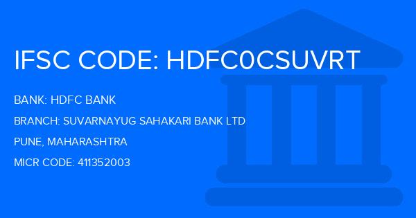 Hdfc Bank Suvarnayug Sahakari Bank Ltd Branch IFSC Code