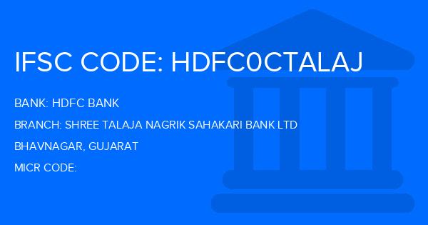 Hdfc Bank Shree Talaja Nagrik Sahakari Bank Ltd Branch IFSC Code