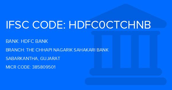 Hdfc Bank The Chhapi Nagarik Sahakari Bank Branch IFSC Code