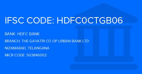 Hdfc Bank The Gayatri Co Op Urban Bank Ltd Branch IFSC Code