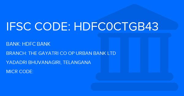 Hdfc Bank The Gayatri Co Op Urban Bank Ltd Branch IFSC Code