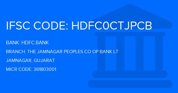 Hdfc Bank The Jamnagar Peoples Co Op Bank Lt Branch IFSC Code