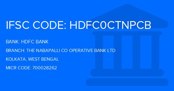 Hdfc Bank The Nabapalli Co Operative Bank Ltd Branch IFSC Code
