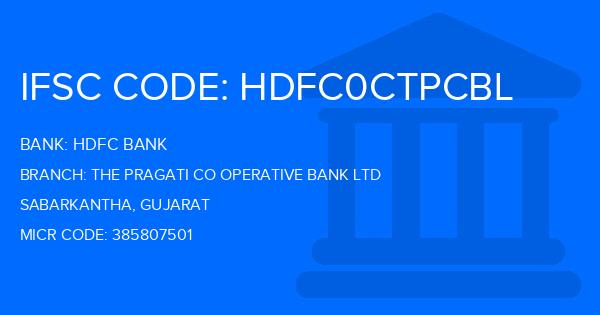 Hdfc Bank The Pragati Co Operative Bank Ltd Branch IFSC Code