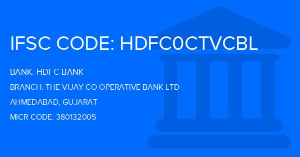 Hdfc Bank The Vijay Co Operative Bank Ltd Branch IFSC Code