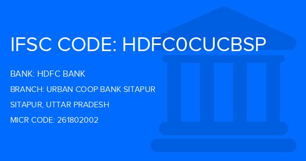 Hdfc Bank Urban Coop Bank Sitapur Branch IFSC Code
