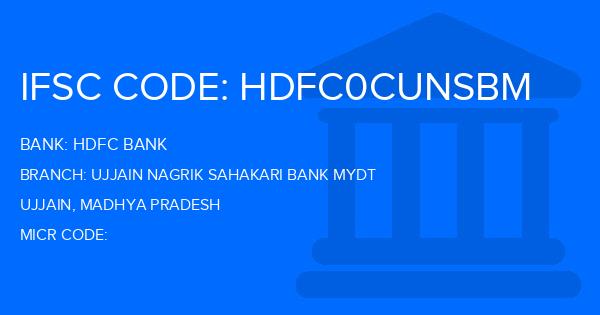 Hdfc Bank Ujjain Nagrik Sahakari Bank Mydt Branch IFSC Code