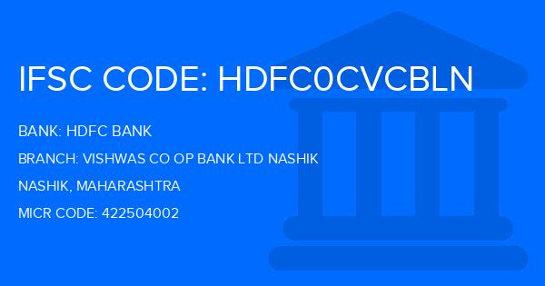 Hdfc Bank Vishwas Co Op Bank Ltd Nashik Branch IFSC Code