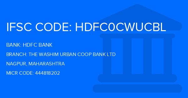 Hdfc Bank The Washim Urban Coop Bank Ltd Branch IFSC Code