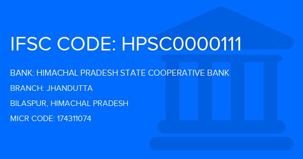 Himachal Pradesh State Cooperative Bank Jhandutta Branch IFSC Code