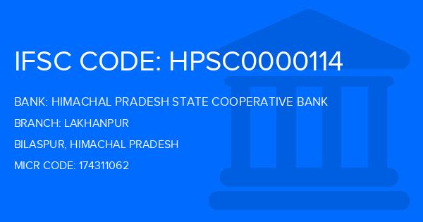 Himachal Pradesh State Cooperative Bank Lakhanpur Branch IFSC Code