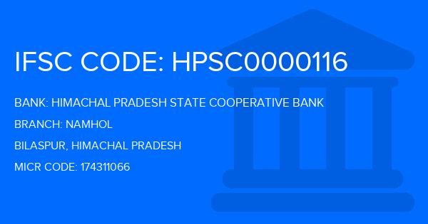 Himachal Pradesh State Cooperative Bank Namhol Branch IFSC Code