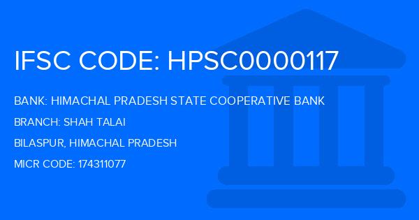 Himachal Pradesh State Cooperative Bank Shah Talai Branch IFSC Code