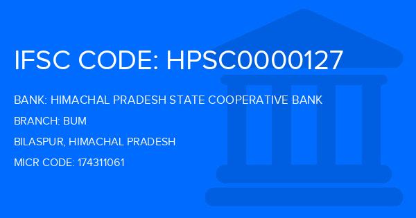 Himachal Pradesh State Cooperative Bank Bum Branch IFSC Code