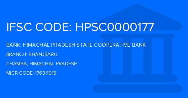 Himachal Pradesh State Cooperative Bank Bhanjraru Branch IFSC Code