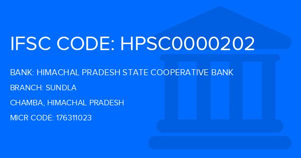 Himachal Pradesh State Cooperative Bank Sundla Branch IFSC Code