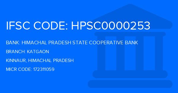 Himachal Pradesh State Cooperative Bank Katgaon Branch IFSC Code