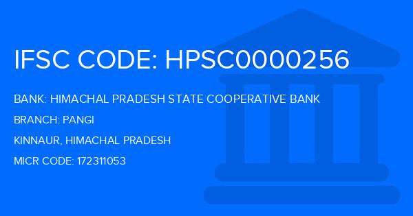 Himachal Pradesh State Cooperative Bank Pangi Branch IFSC Code