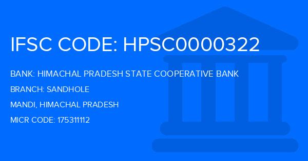 Himachal Pradesh State Cooperative Bank Sandhole Branch IFSC Code