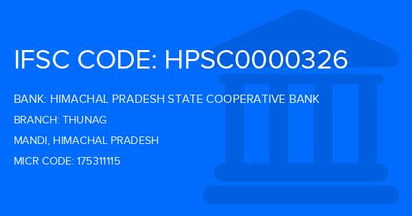 Himachal Pradesh State Cooperative Bank Thunag Branch IFSC Code