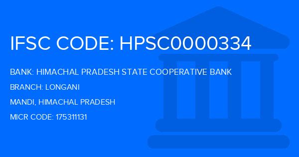 Himachal Pradesh State Cooperative Bank Longani Branch IFSC Code