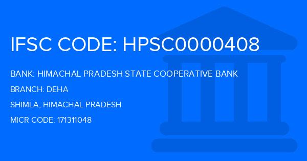 Himachal Pradesh State Cooperative Bank Deha Branch IFSC Code