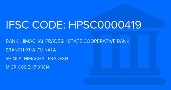 Himachal Pradesh State Cooperative Bank Khaltu Nala Branch IFSC Code