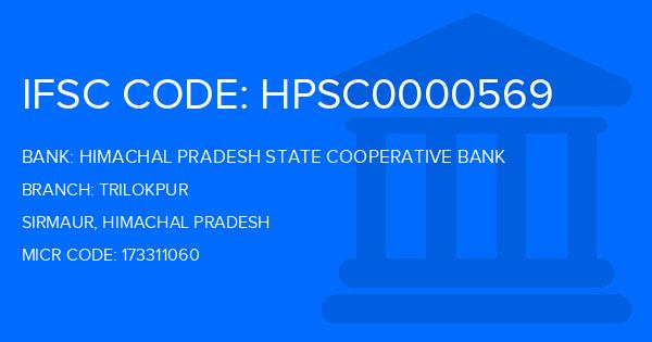Himachal Pradesh State Cooperative Bank Trilokpur Branch IFSC Code