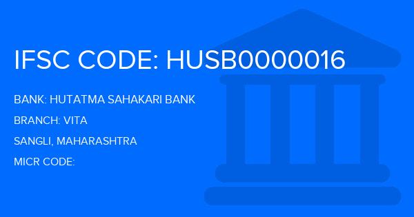 Hutatma Sahakari Bank Vita Branch IFSC Code