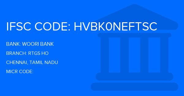 Woori Bank Rtgs Ho Branch IFSC Code