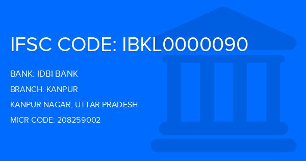 Idbi Bank Kanpur Branch IFSC Code