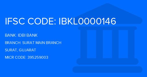 Idbi Bank Surat Main Branch