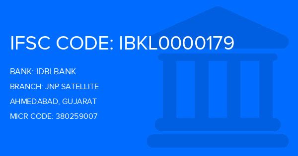 Idbi Bank Jnp Satellite Branch IFSC Code