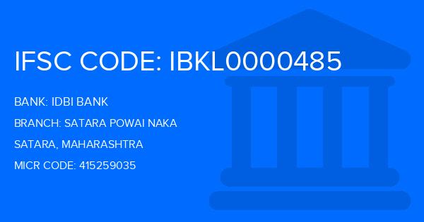 Idbi Bank Satara Powai Naka Branch IFSC Code