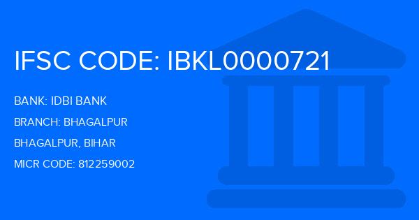 Idbi Bank Bhagalpur Branch IFSC Code